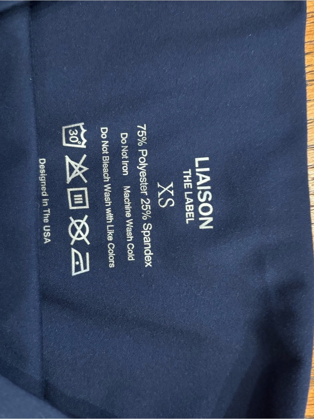 Liaison The Label Navy XS Bridge 5 inch Shorts - Navy Blue